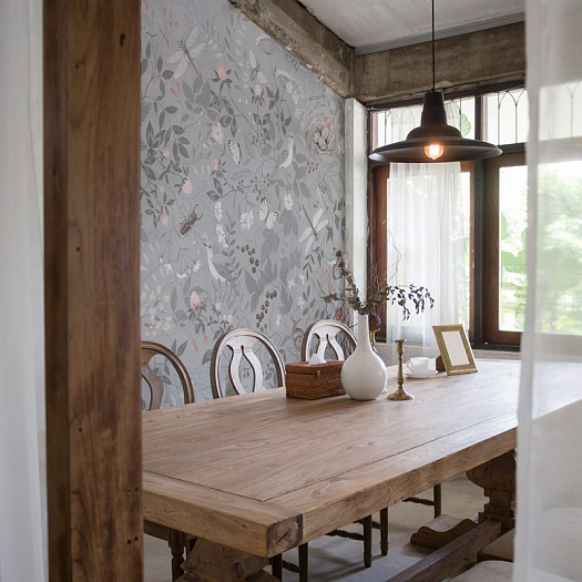 Фотообои в интерьере артикул CLOVER 4, CLOVER, Factura Фотообои в интерьере артикул CLOVER 4, CLOVER, Factura