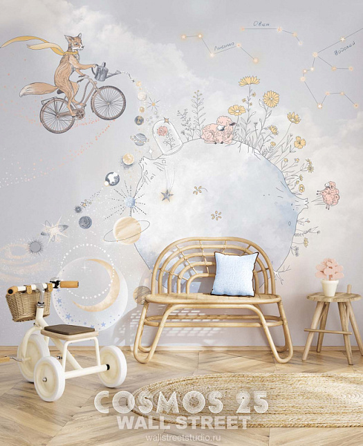 Фотообои в интерьере артикул COSMOS 25 21, COSMOS 25:1, Wall street